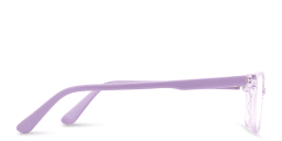 Shop EYE'M Kids Rectangle Eyeglasses in Purple online.