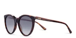 Shop EYE'M Cat-Eye Sunglasses in Havana online.