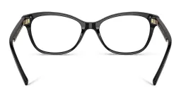 Shop BVLGARI Butterfly Eyeglasses in Black online.