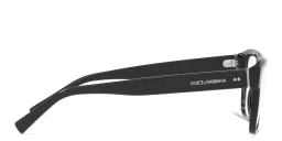 Shop Dolce & Gabbana Square Eyeglasses in Black online.