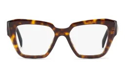 Shop PRADA Square Eyeglasses in Tortoise online.
