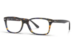 Shop Ray-Ban Unisex Square Eyeglasses in Yellow online.