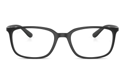 Shop Ray-Ban Optics Unisex Pillow Eyeglasses in Shiny Black online.