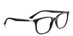 Shop Ray-Ban Unisex Pillow Eyeglasses in Black online.