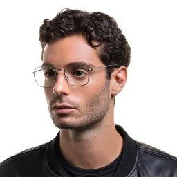 تسوق نظارات طبية جيم بإطار غير منتظم للجنسين راي بان بلون فضي أونلاين.