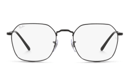 Shop Ray-Ban Jim Unisex Irregular Eyeglasses in Black online.