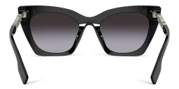 Shop BURBERRY Cat-Eye Sunglasses in Black online.