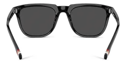 Shop BURBERRY Square Sunglasses in Black online.