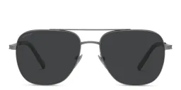 Shop BVLGARI Pilot Sunglasses in Matte Gunmetal online.