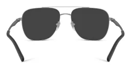 Shop BVLGARI Pilot Sunglasses in Matte Gunmetal online.