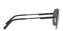 Shop Dolce & Gabbana Pilot Sunglasses in Matte Black online.