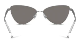 Shop Dolce & Gabbana Cat-Eye Sunglasses in Silver online.