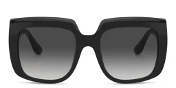 Shop Dolce & Gabbana Oversized Square Sunglasses in Black online.