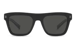 Shop Dolce & Gabbana Square Sunglasses in Black online.