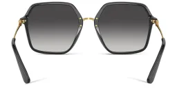 Shop Dolce & Gabbana Oversized Square Sunglasses in Black online.