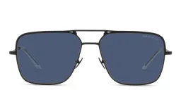 Shop GIORGIO ARMANI Pilot Sunglasses in Matte Black online.