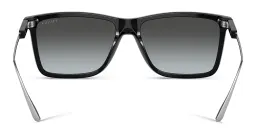 Shop PRADA Rectangle Sunglasses in Black online.