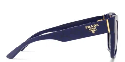 Shop PRADA Cat-Eye Sunglasses in Blue online.