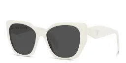 Shop PRADA Pillow Sunglasses in White online.