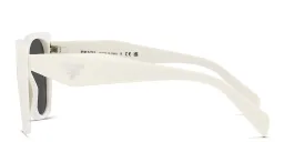 Shop PRADA Pillow Sunglasses in White online.