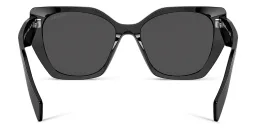 Shop PRADA Pillow Sunglasses in Black online.