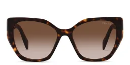 Shop PRADA Pillow Sunglasses in Tortoise online.
