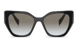 Shop PRADA Pillow Sunglasses in Black online.