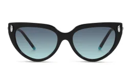 Shop TIFFANY Cat-Eye Sunglasses in Black online.