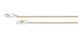 Shop EYE'M Metal Glasses Chain in Gold & Nude online.