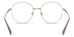 تسوق نظارات طبية دائرية ميو ميو بلون عنابي أونلاين.