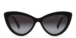 Shop MIU MIU Cat-Eye Sunglasses in Black online.