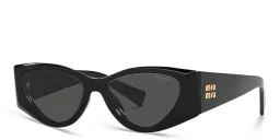 Shop MIU MIU Cat-Eye Sunglasses in Black online.
