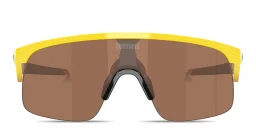 Shop Oakley Resistor Kids Half-Rim Mask Sunglasses in Yellow online.
