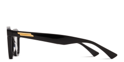 Shop BOTTEGA VENETA Cat-Eye Eyeglasses in Black online.