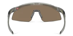 Shop Oakley Half-Rim Mask Sunglasses in Grey Ink online.
