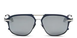 Shop AKONI Aviator Sunglasses in Black online.