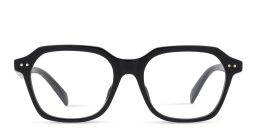 Shop CELINE CELINE Thin Geometric Eyeglasses in Black online.