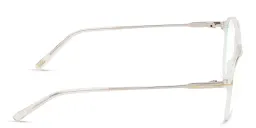 Shop TOM FORD Pilot Eyeglasses in Crystal online.