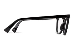 Shop BOTTEGA VENETA Cat-Eye Eyeglasses in Black online.