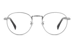 Shop DAVID BECKHAM Panthos Eyeglasses in Ruthenium Grey Horn online.
