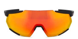 Shop 100 % Rimless Rectangle Sunglasses in Black online.