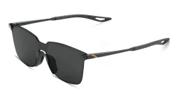 Shop 100 % Unisex Rimless Square Sunglasses in Black online.