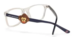 Shop BLINX Kids Rubber Monkey Charm in Brown online.