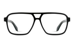 Shop OFF WHITE Unisex Square Eyeglasses in Shiny Black online.