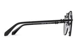 Shop OFF WHITE Dallas Unisex Aviator Sunglasses in Black online.