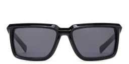 Shop OFF WHITE Unisex Square Sunglasses in Black online.