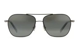 Shop Maui Jim Square Sunglasses in Black online.