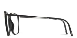 Shop Silhouette Square Eyeglasses in Black online.