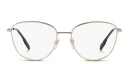 Shop BURBERRY Panthos Eyeglasses in Light Gold online.