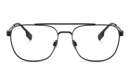 تسوق نظارات طبية مربّعة واسعة بربري بلون أسود أونلاين.